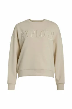Vila Sweatshirt viReflect New Emb L/S Sweat Top