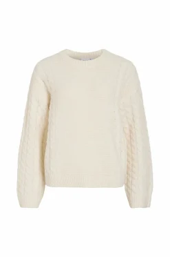 Vila Trøje viTyne O-neck L/S Cable Knit Top