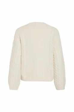 Vila Trøje viTyne O-neck L/S Cable Knit Top