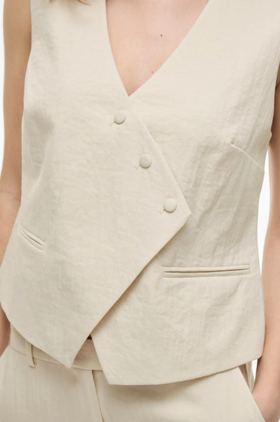 Vila Vest viFlea S/L Tailored Vest