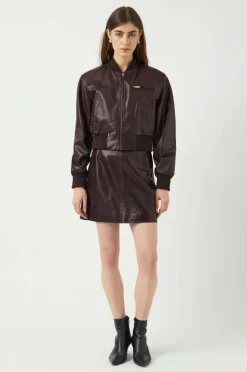 YAS Læderjakke yasKala LS Short