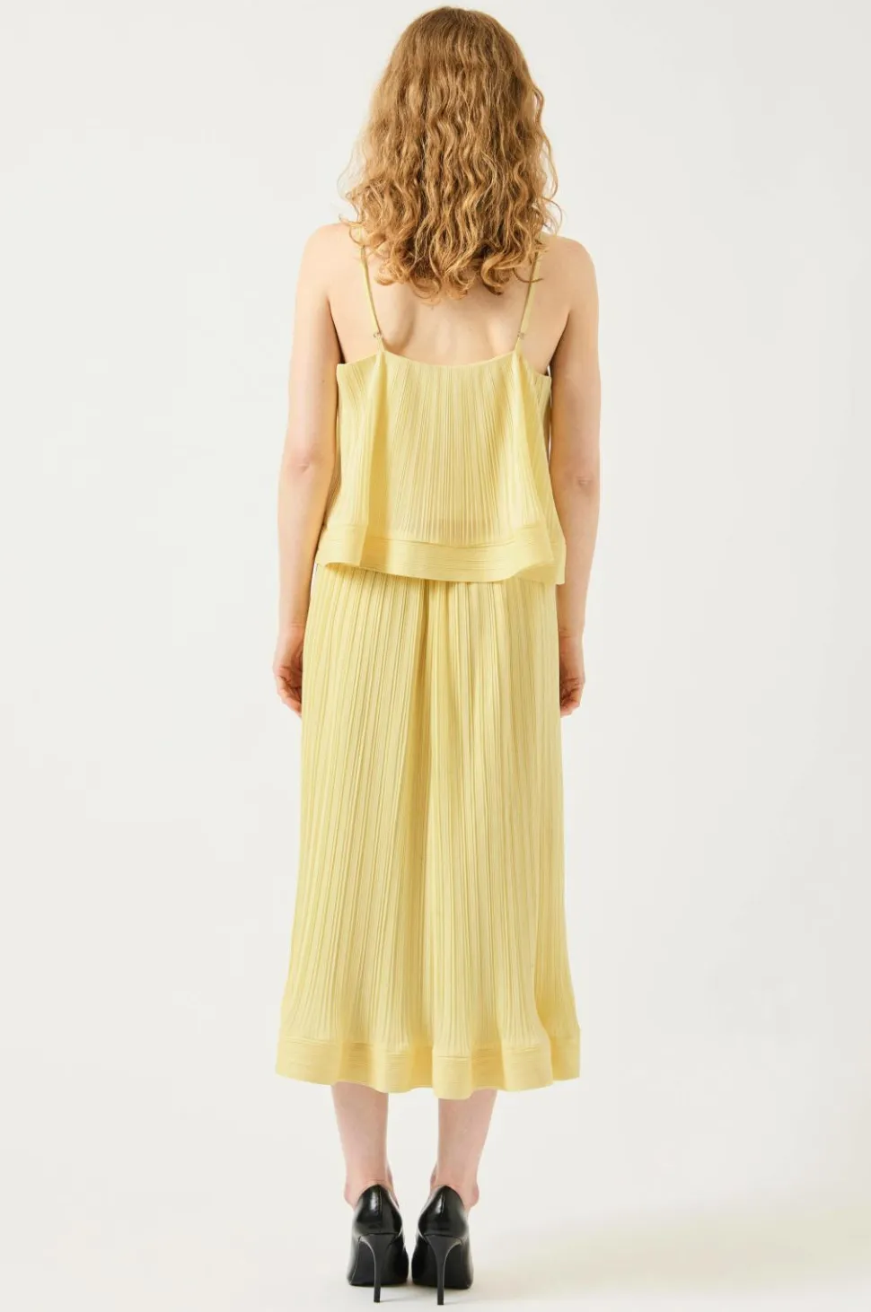 YAS Nederdel yasRiva HW Midi Skirt