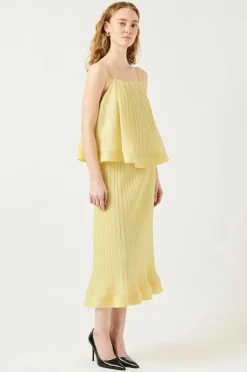YAS Nederdel yasRiva HW Midi Skirt
