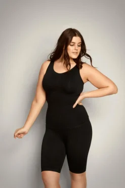 Zhenzi Formgivning af linned Shape Top Seamless - medium support