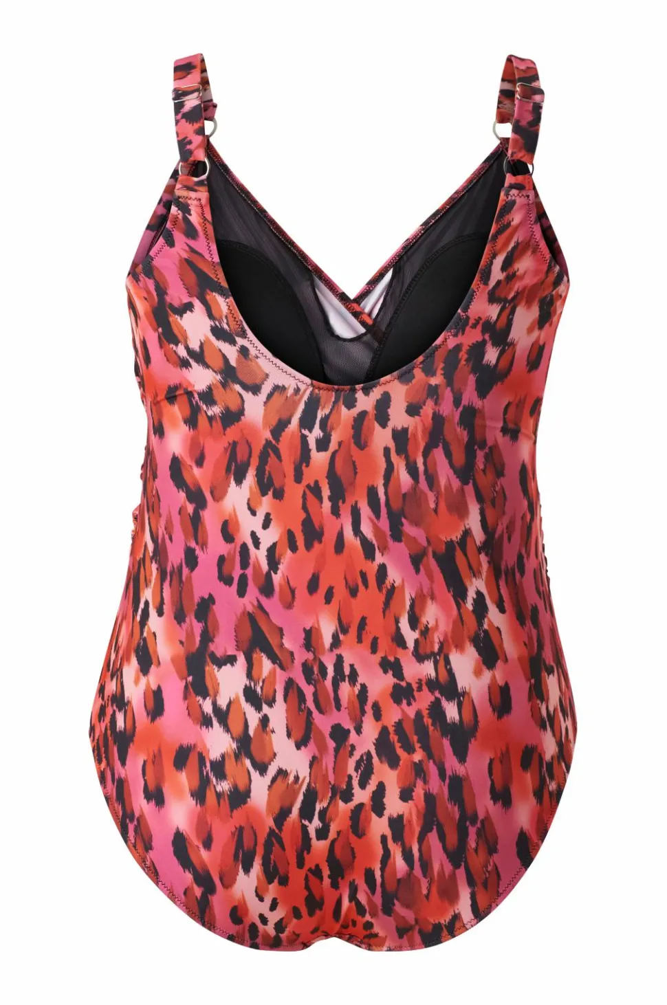 Zizzi Badedragt sMikka Wrap Swimsuit Aop