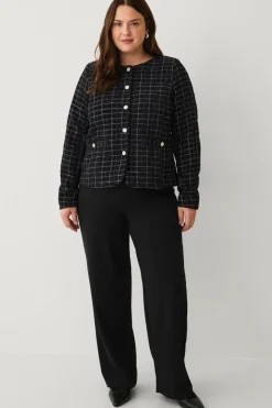 Zizzi Blazer mMonia L/S Buclé Blazer