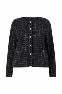 Zizzi Blazer mMonia L/S Buclé Blazer