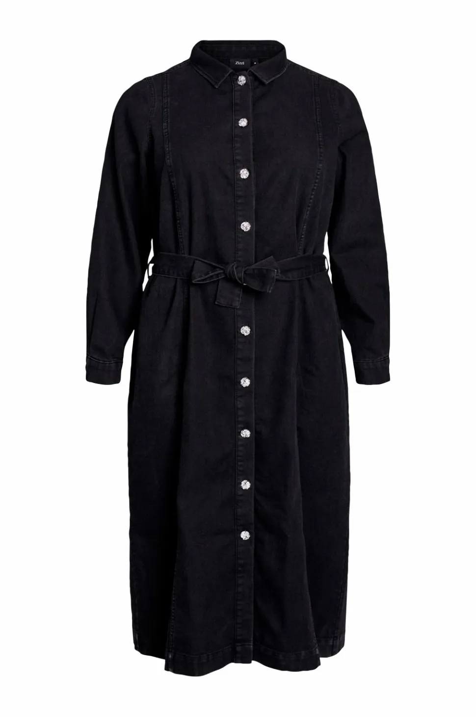 Zizzi Cowboykjole jLullu L/S Midi Dress