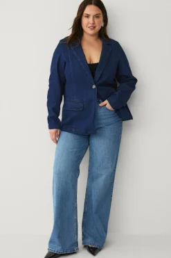 Zizzi Denimblazer jLiva L/S Denim Blazer