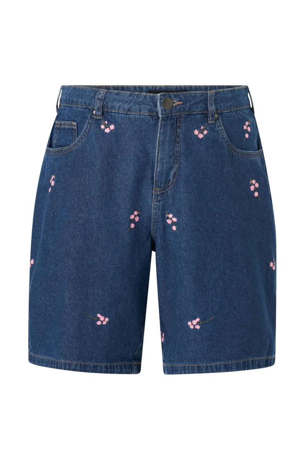 Zizzi Denimshorts jEva Embroidery Shorts