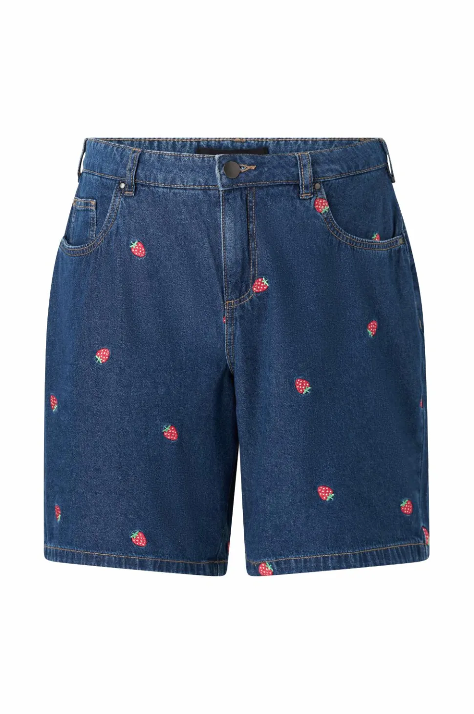Zizzi Denimshorts jEva Embroidery Shorts