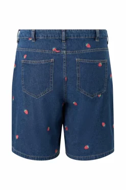 Zizzi Denimshorts jEva Embroidery Shorts