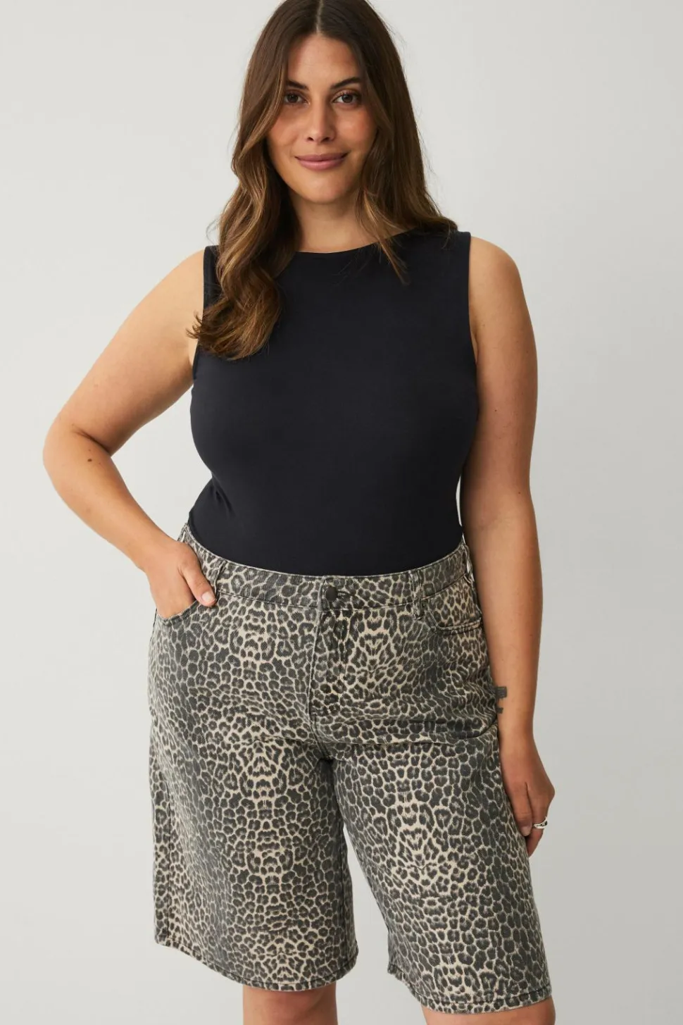 Zizzi Denimshorts jLeona Bermuda Shorts