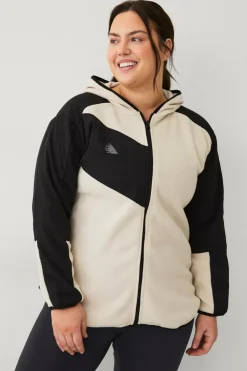 Zizzi Fleecejakke aOdi L/S Cardigan