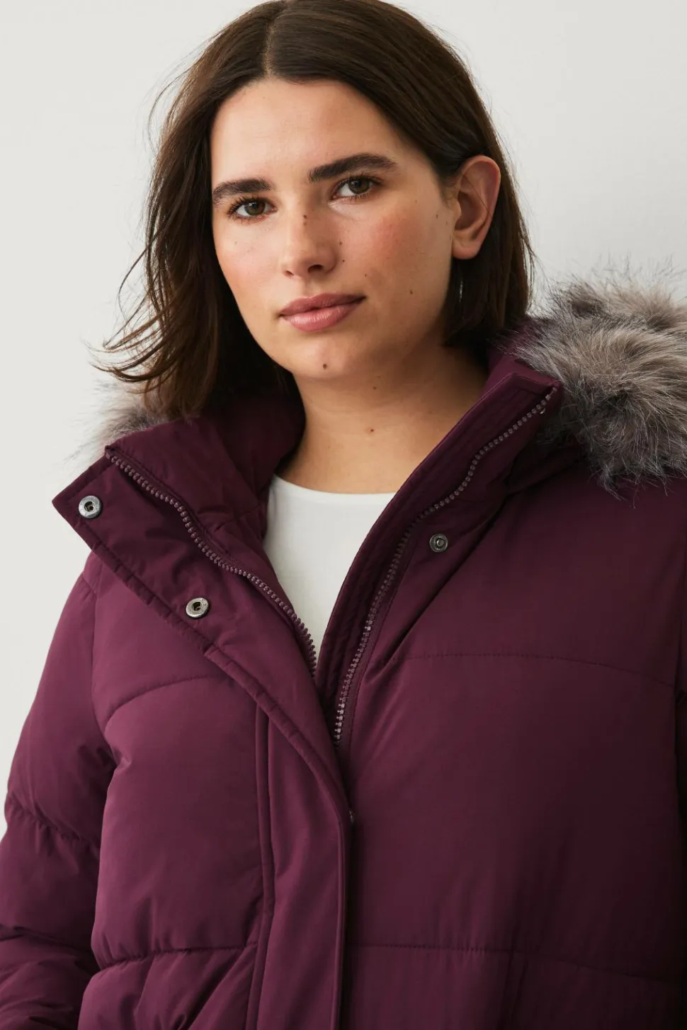 Zizzi Frakke caJulia L/S Coat
