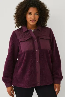 Zizzi Jakke Aophelia fleece