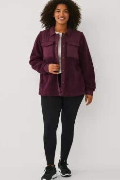 Zizzi Jakke Aophelia fleece