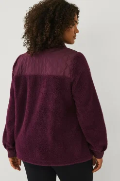 Zizzi Jakke Aophelia fleece