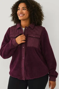 Zizzi Jakke Aophelia fleece