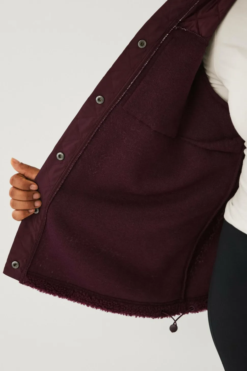 Zizzi Jakke Aophelia fleece