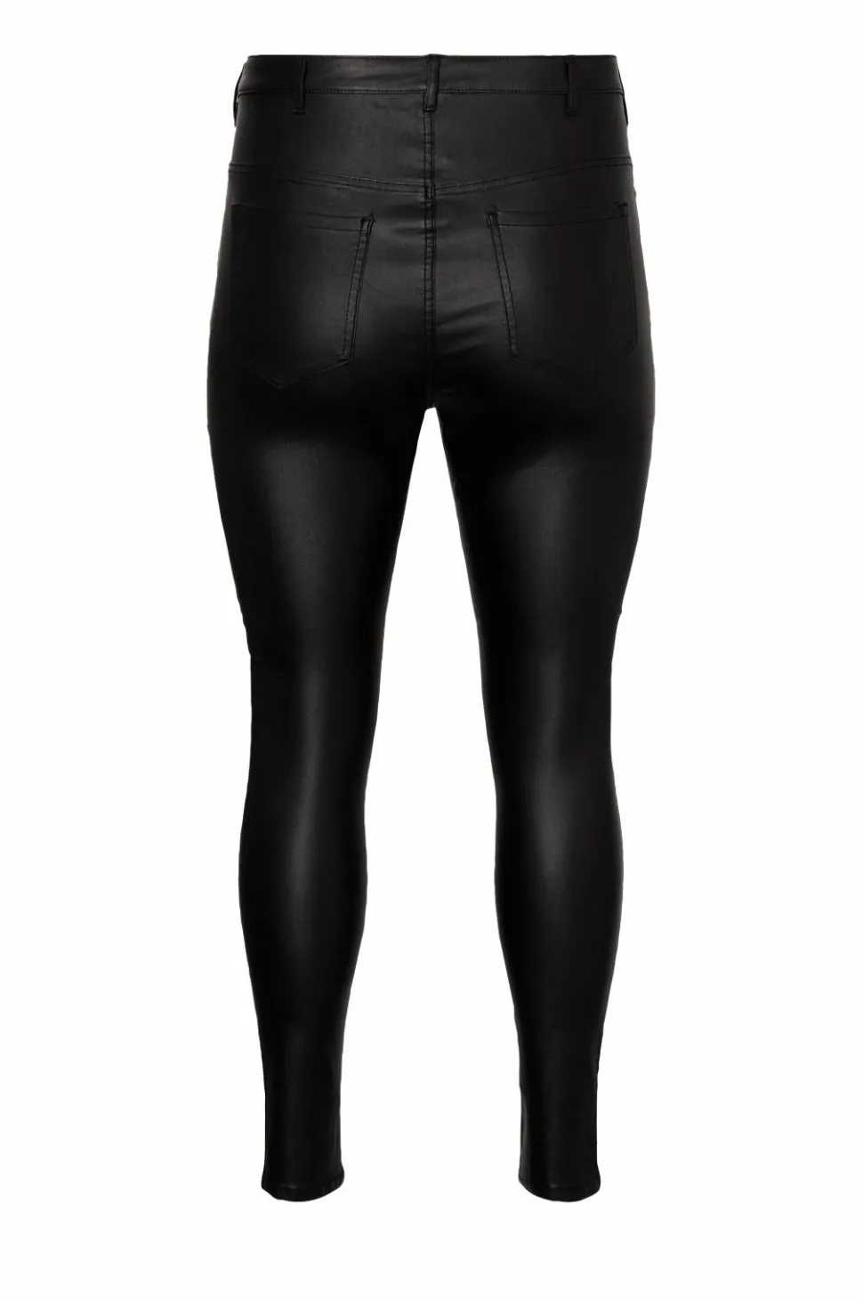 Zizzi Jeans mJoy Coated Zip Amy Pants