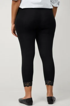 Zizzi Leggings Leggings 3/4 Lace