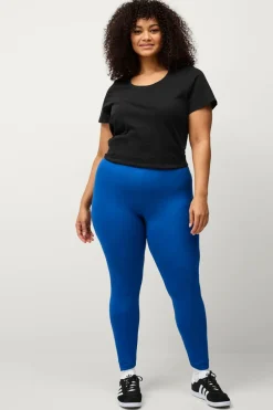 Zizzi Leggings Long Slim Fit Stretchy Basic