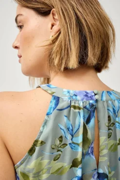 Zizzi Maxi kjole eLavrin S/L Maxi Dress