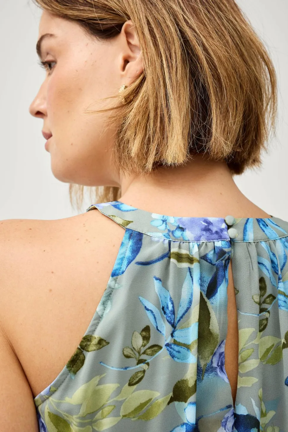 Zizzi Maxi kjole eLavrin S/L Maxi Dress