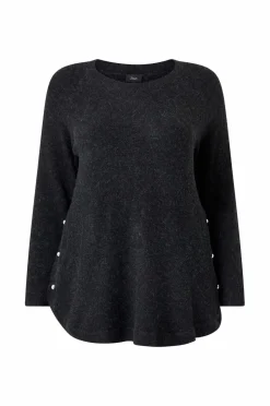 Zizzi Pullover mSunny L/S Button Pullover