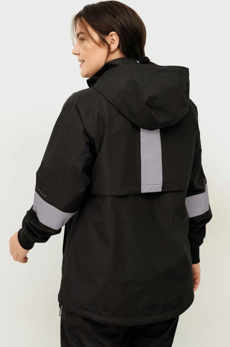 Zizzi Regnjakke aKlara Reflex L/S Rainjacket
