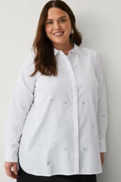 Zizzi Skjorte mJenna L/S Shirt
