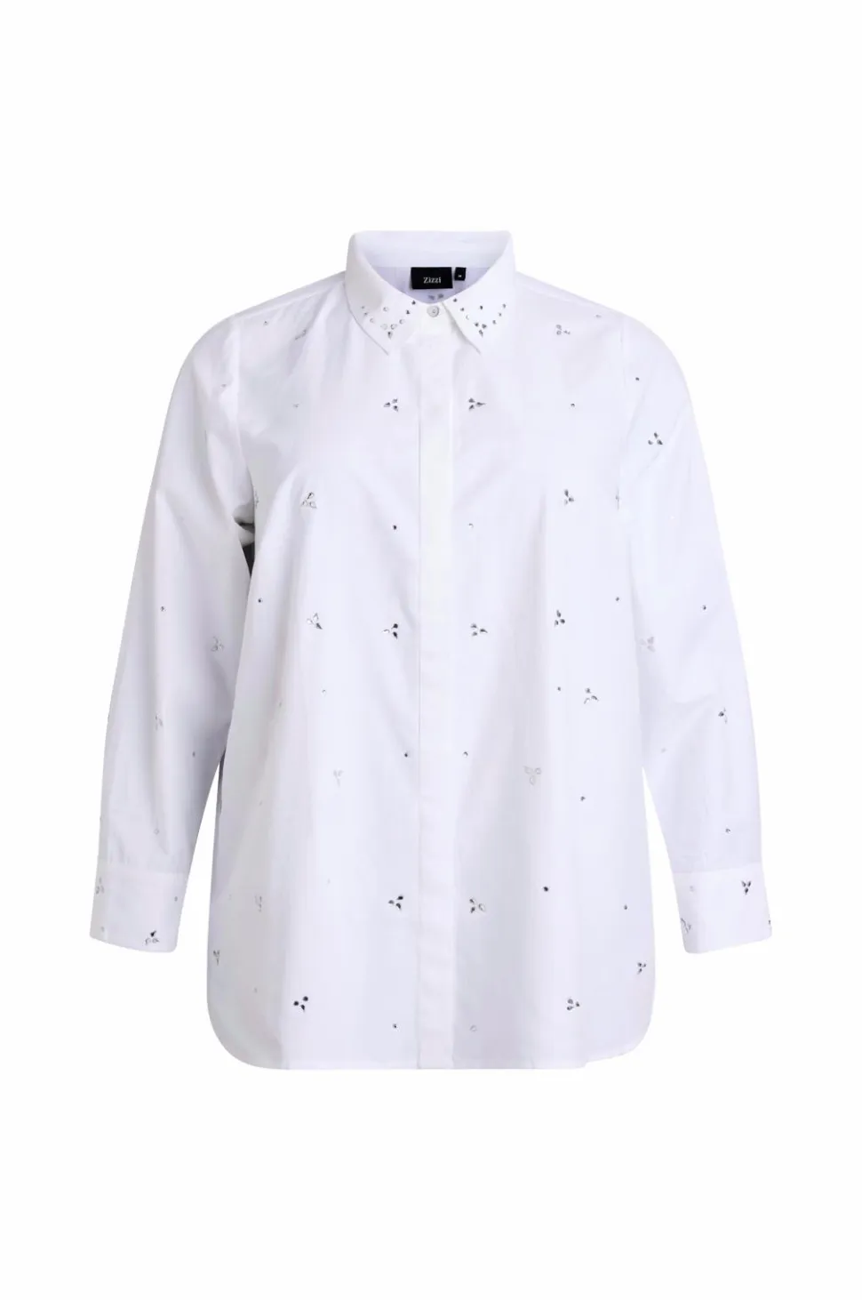 Zizzi Skjorte mJenna L/S Shirt