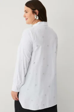 Zizzi Skjorte mJenna L/S Shirt