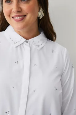 Zizzi Skjorte mJenna L/S Shirt