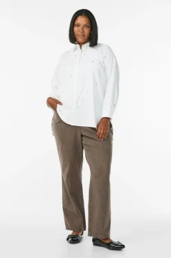 Zizzi Skjorte mJenna L/S Shirt