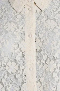 Zizzi Skjorte mWare, ¾ Lace