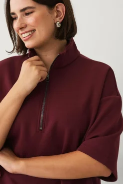 Zizzi Sweatshirt caKatalina 1/2 Zip