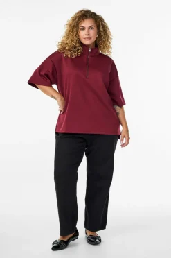 Zizzi Sweatshirt caKatalina 1/2 Zip