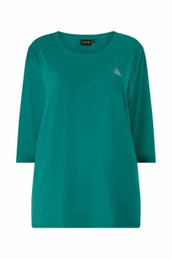 Zizzi Træningstop aBasic One 3/4 Blouse