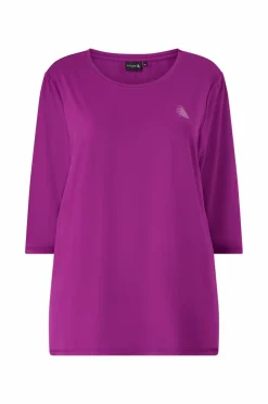 Zizzi Træningstop aBasic One 3/4 Blouse
