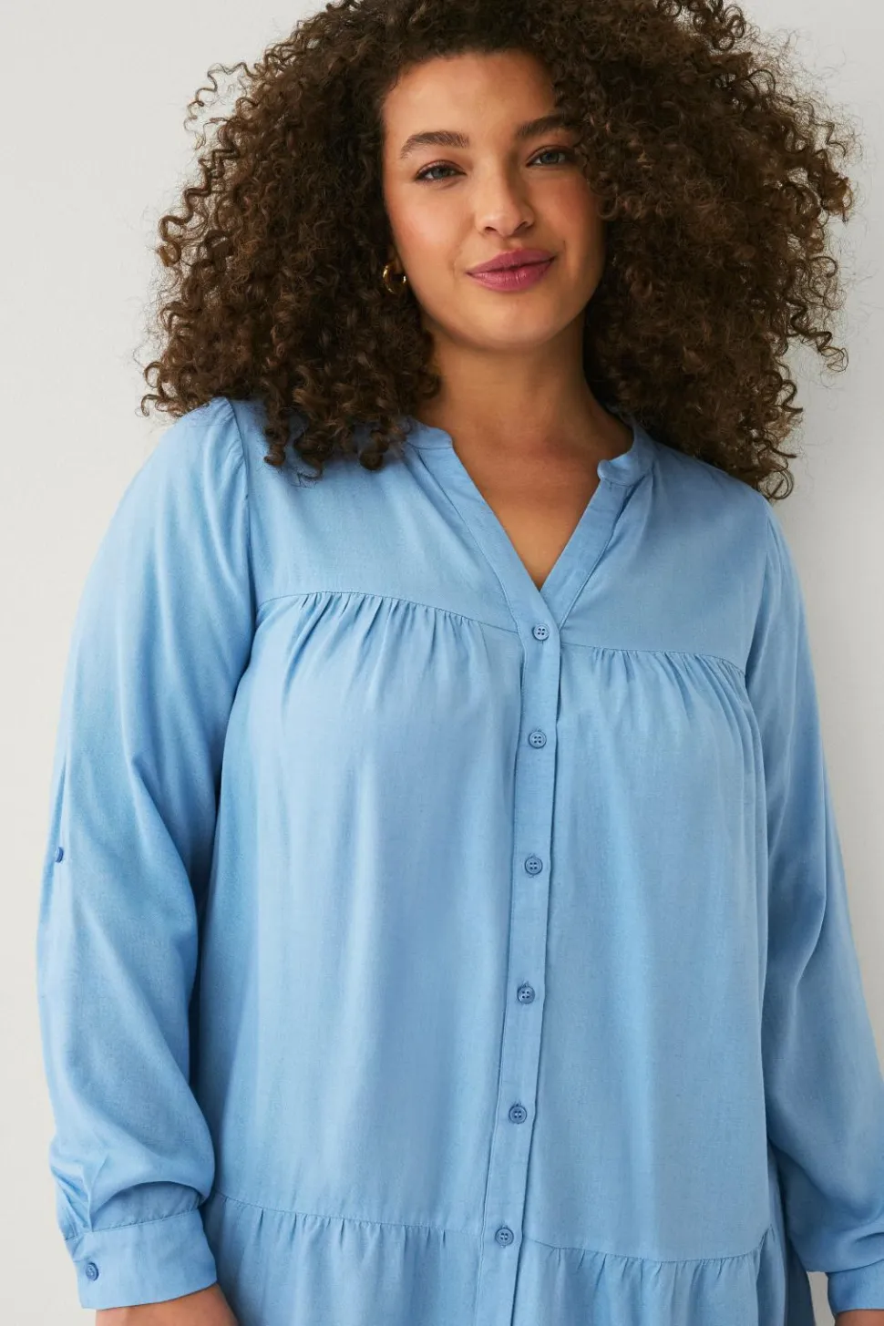 Zizzi Tunika vFlora L/s Tunic