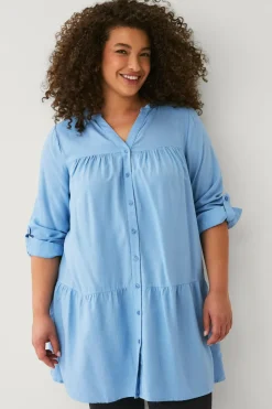 Zizzi Tunika vFlora L/s Tunic